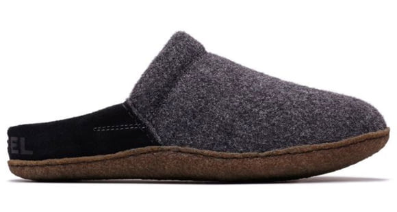 Sorel Nakiska Scuff Slipper - Women's, Black, Natural, 7, 1807891010-7