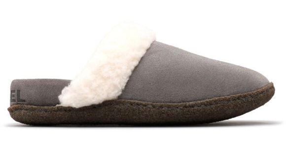 Sorel Nakiska Slide II Slipper - Women's, Quarry, Natural, 8, 1807871052-8