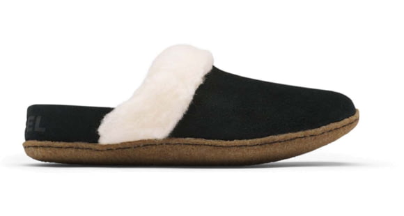 Sorel Nakiska Slide II Slippers - Womens, Black/Natural, 12 US, 1902881010-12