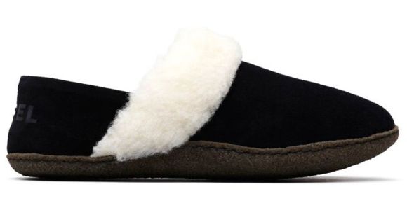 Sorel Nakiska Slipper II Slipper - Women's, Black, Natural, 10, 1807881010-10