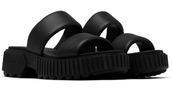 Sorel Ona Streetworks Slide Mid Sandal - Women's, 010, 9, 2069911-010-9