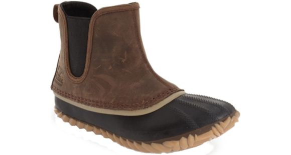 Sorel Out N About Chelsea Casual Boot - Women's-Tobacco/Black-Medium-8