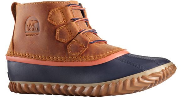 Sorel Out 'N About Leather Casual Boot - Women's-Caramel-Medium-7