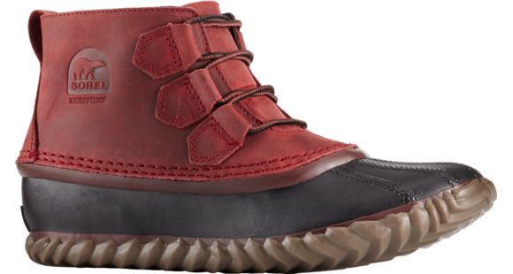 Sorel Out 'N About Leather Casual Boot - Women's-Red Element-Medium-10