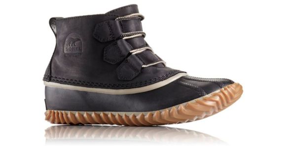 Sorel Out 'N About Leather Casual Boot - Women's, Black, 9, 1573351012-9