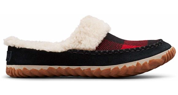 Sorel Out N About Slide Slipper - Women's, Tartan Black, Red Dahl, 10, 1876541010-10