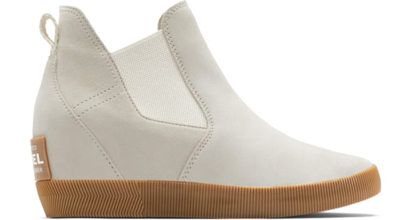 Sorel Out N About Slip-On Wedge II Bootie - Women's, Chalk, White, 8, 2033021-191-8