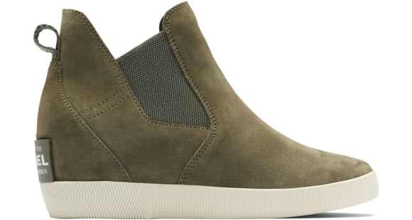 Sorel Out N About Slip-On Wedge II Bootie - Womens, Stone Green, Laurel Leaf, 8, 2033021-397-8