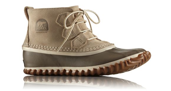 Sorel Out 'N About Suede Casual Boot, Women's, Oatmeal/Natural, 9.5 US, 1776251241-9.5