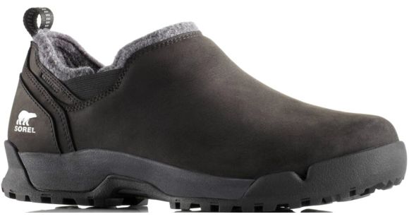 Sorel Paxon Moc Waterproof Winter Shoe - Men's-Black/Shark-Medium-14