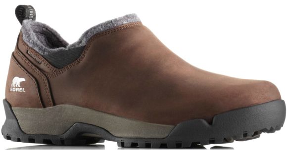 Sorel Paxon Moc Waterproof Winter Shoe - Men's-Tobacco/Black-Medium-12