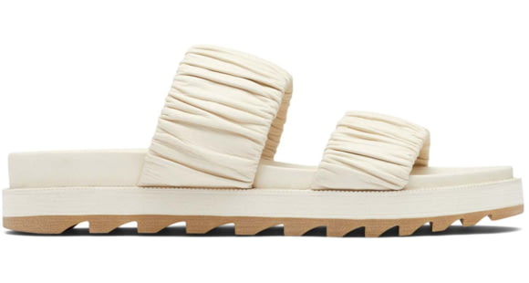 Sorel Roaming Two Strap Slide Sandals - Women's, Chalk/Gum 17, 8.5 US, 1988461-191-8.5