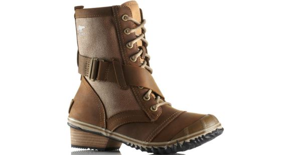 Sorel Slimboot Lace Casual Boot - Women's-Autumn Bronze-Medium-7.5