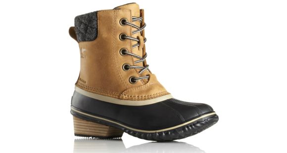 Sorel Slimpack Lace II Boot - Women's, Elk, Black, 8, 1702251286-8