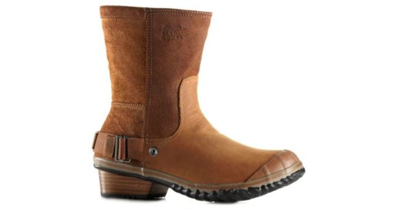 Sorel Slimshortie Casual Boot - Women's-Elk/Grizzly Bear-Medium-9 US