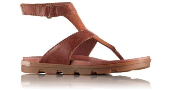 Sorel Torpeda Ankle Strap Sandal - Women's-Rustic Brown/Cordovan-Medium-5.5