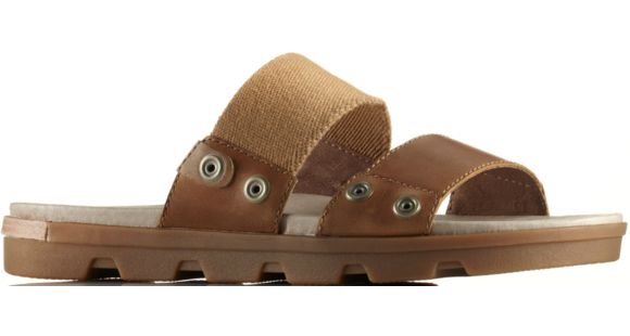Sorel Torpeda Slide Sandal - Women's-Elk/Fossil-Medium-8.5