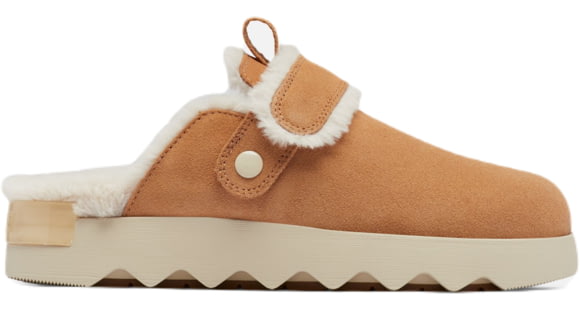 Sorel VLIbe Clog Suede Cozy Boots - Women's, Tawny Buff/Natural, 9US, 2048521253-9