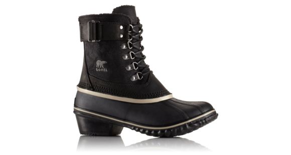 Sorel Winter Fancy Lace II Boot - Women's, Black, Silver S, 8, 1571561010-8