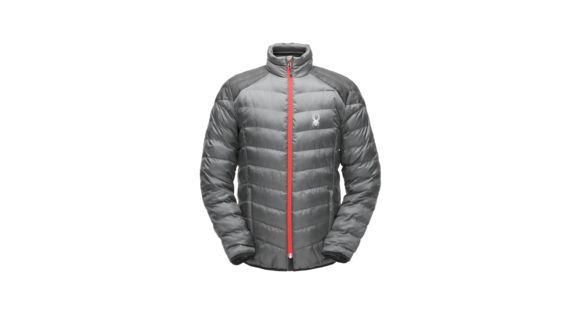 Spyder Geared Synthetic Down Jacket - Men's, Polar/Black/Volcano, Medium, 181458069333P