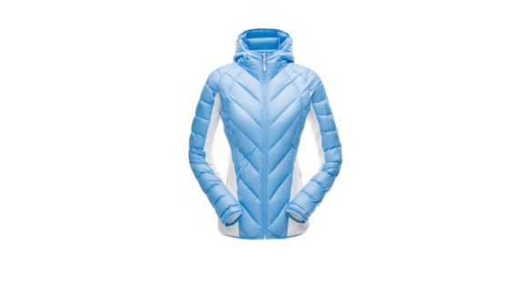 Spyder Syrround Hybrid Hoody Jacket - Women's, Blue Ice/White/Blue Ice, Medium, 182500451333P
