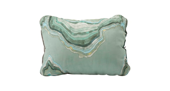 Therm-a-Rest Compressible Pillow Cinch, Sage/Topo Wave, Regular, 11624