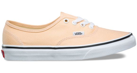 Vans Authentic Casual Shoes - Unisex, Bleached Apricot/True White, Men's 8 US/Women's 9.5 US, VN0A38EMU5Y-8 US/9.5 US