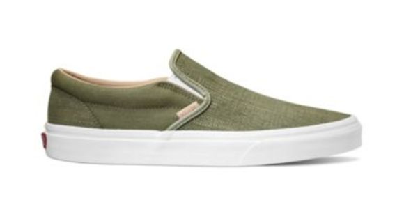 Vans Classic Slip-On Casual Boot, Textured Suede Laurel Oak/Grape Leaf Llt, 5 US, VN0A38F7VML-5 US/6.5 US