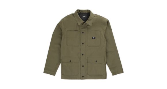 Vans Drill Chore Coat Lined - Men's, Grape Leaf, Extra Large, VN0A456ZTTD-M GREEN-XL