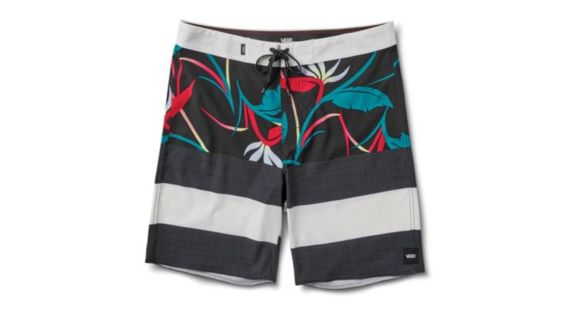 Vans Era Boardshorts - Men's, Black Open Shade Floral, 34, VN0A3HBOTD0-34