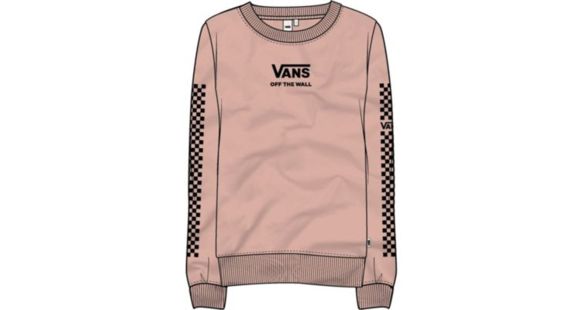 Vans Funday Crew - Women's, Rose Cloud, Extra Small, VN0A3T7SOBJ-XSmall