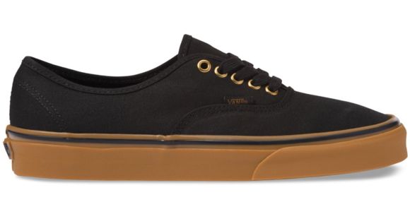 Vans Gum Authentic Casual Shoes, 8 US M/9.5 US W, Black Rubber, VN000TSVBXH-8 US/9.5 US