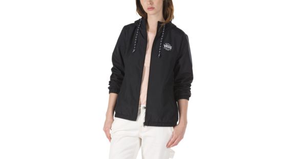 Vans Kastle Ii Windbreaker - Women's, Black, Large, VN0A3PC4BLK-Large