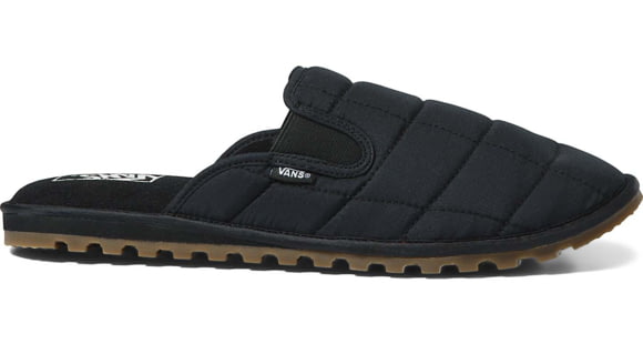 Vans Mountain Mule Vansguard Slippers, Quilted Black, 12, VN0A5JI6BLK1-M-12