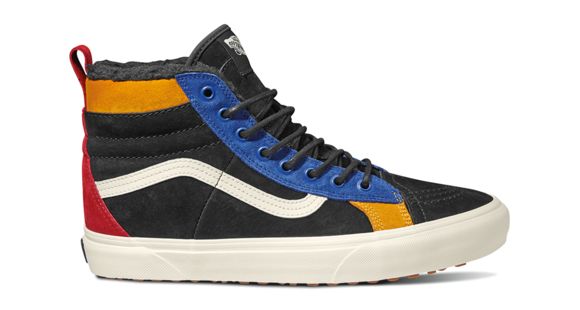 Vans Sk8-Hi 46 MTE DX Shoes, Black/Surf The Web, 9, VN0A3DQ5T3X-9