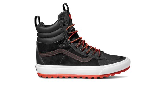 Vans Sk8-Hi Boot MTE 2.0 DX Shoes, Black/Spicy Orange, 8, VN0A4P3GTUB-8