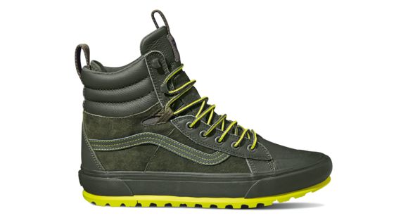 Vans Sk8-Hi Boot MTE 2.0 DX Shoes, Forest Night/Primrose, 4.5, VN0A4P3GTUC-4.5