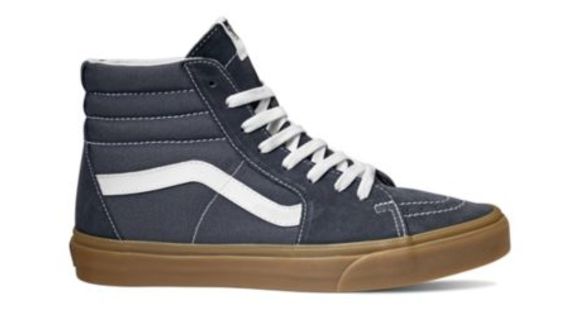 Vans Sk8-Hi Casual Boot, Ebony/Gum, 11 US, VN0A38GEVS7-11 US/12.5 US
