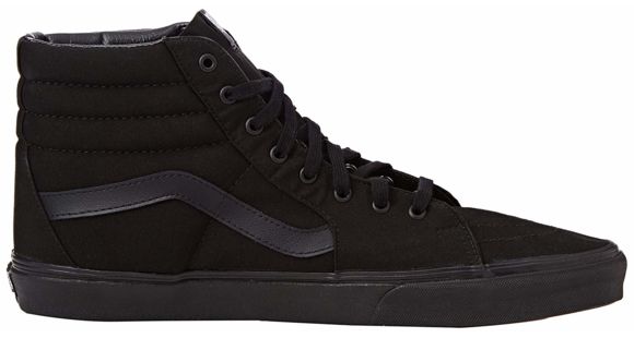 Vans SK8-Hi Casual Shoes, 16 US M/17.5 US W, Black/Black/Black, VN000TS9BJ4-BLACK-16