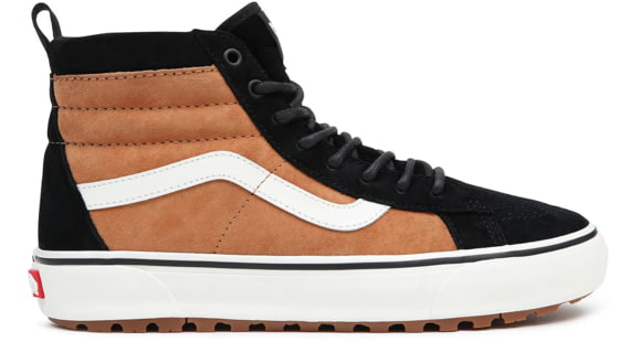 Vans Sk8-Hi MTE-1 Shoes - Men's, Black/Brown/White, 12, VN0A5HZY5BJ1-M-12