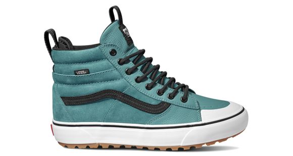 Vans Sk8-Hi MTE 2.0 DX Shoes, Oil Blue/True White, 9, VN0A4P3ITUJ-9