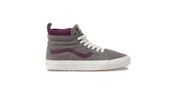 Vans SK8-Hi MTE Shoes, Frost Gray/Prune, Mens 6, Women's 7.5, VN0A4BV7XKM-DARK GREY-6