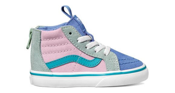 Vans Sk8-Hi MTE Shoes- Kids, Lilac Snow/Ultramarine, 1, VN0A2XSNT3Z-1