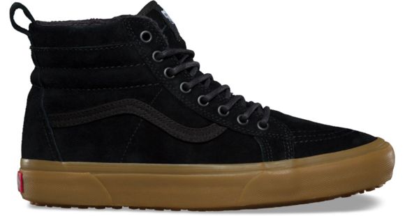 Vans SK8-HI MTE Casual Boot, 3.5 US M/5 US W, Black/Gum, VN0A33TXGT7-BLACK-3.5