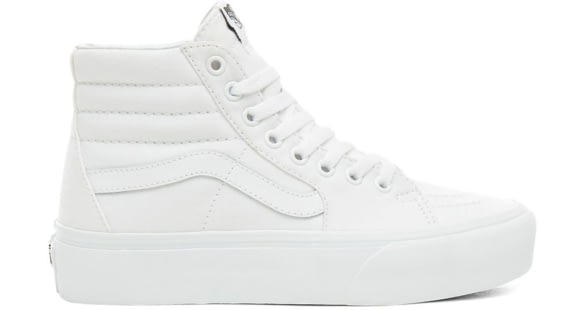 Vans Sk8-Hi Platform 2, True White/True White, 6.5, VN0A3TKNQLZ-QLZ-6.5