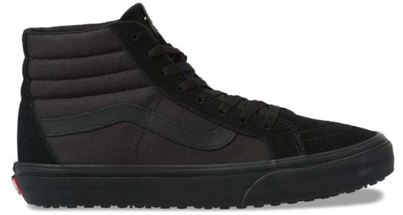 Vans SK8-HI Reissue UC Shoes, Black/Black/Black, 6, Medium, VN0A3MV5V7W-6