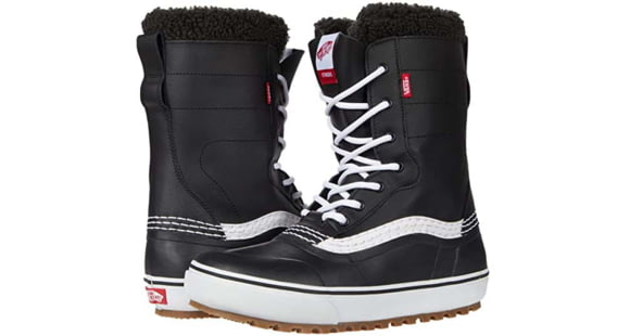 Vans Standard MTE Winter Boot, Black/White, 10 US, VN0A54FR-Y28-10