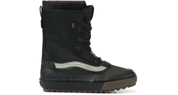 Vans Standard Zip Snow MTE Shoes, Black/Dark Gum, 10.5, VN0A5JI539L1-M-10.5