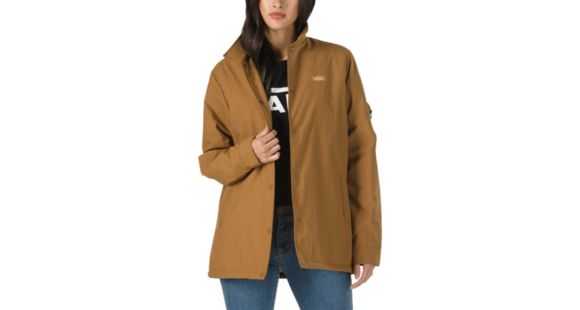 Vans Thanks Coach Sherpa MTE Jacket - Women's, Rubber, Medium, VN0A3PDNRBT-Medium