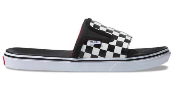 Vans Ultracush Slide-On - Men's, Checkerboard Black/True White, 12, VN0A3WLE5GU-5GU-12